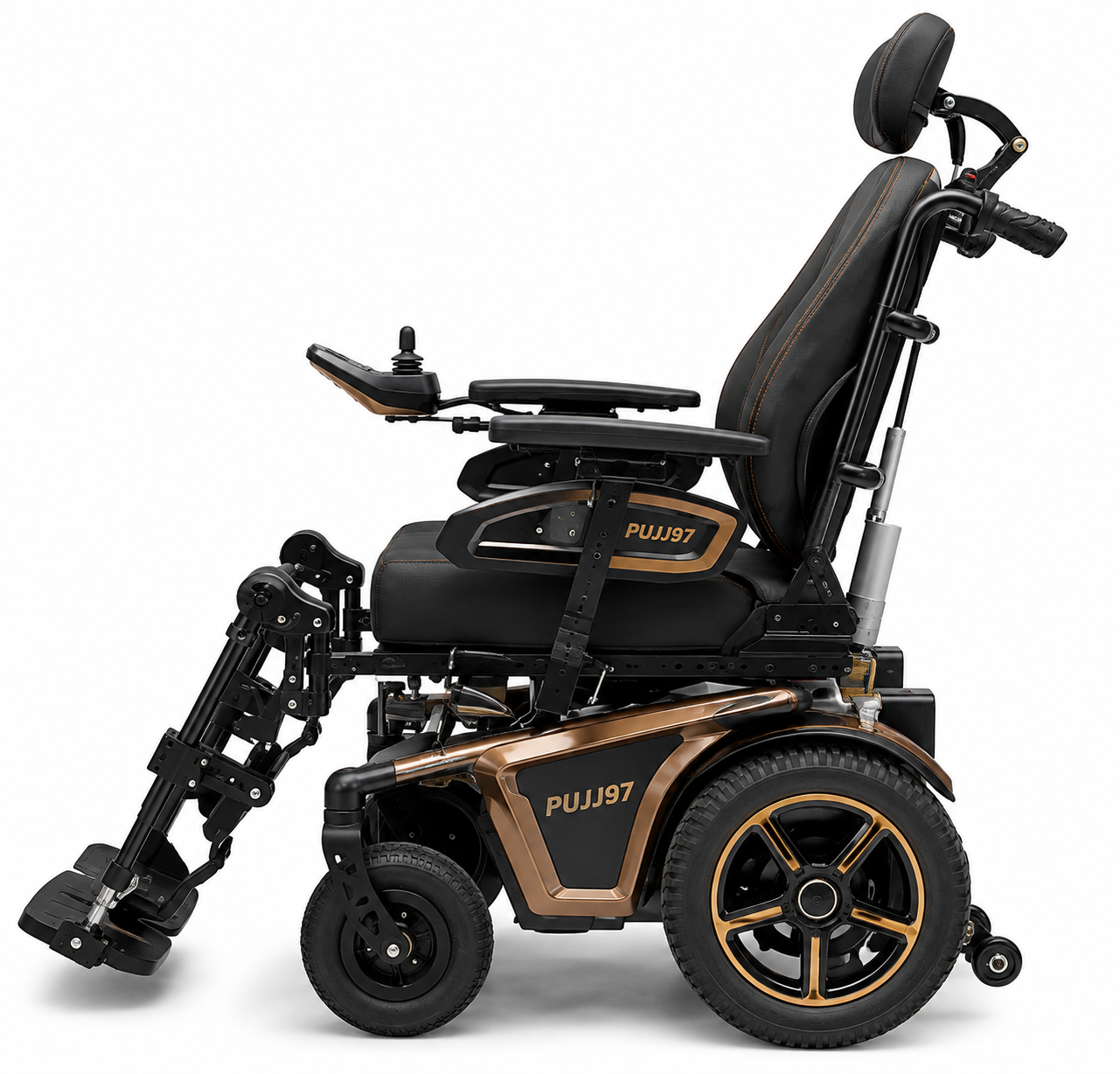 PUJJ97 electric wheelchair side profile